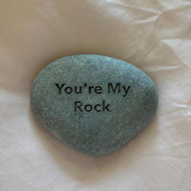 2" Engraved Stones Personalized | Grey