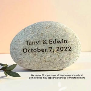 Piedra de río personalizada (1–6″)