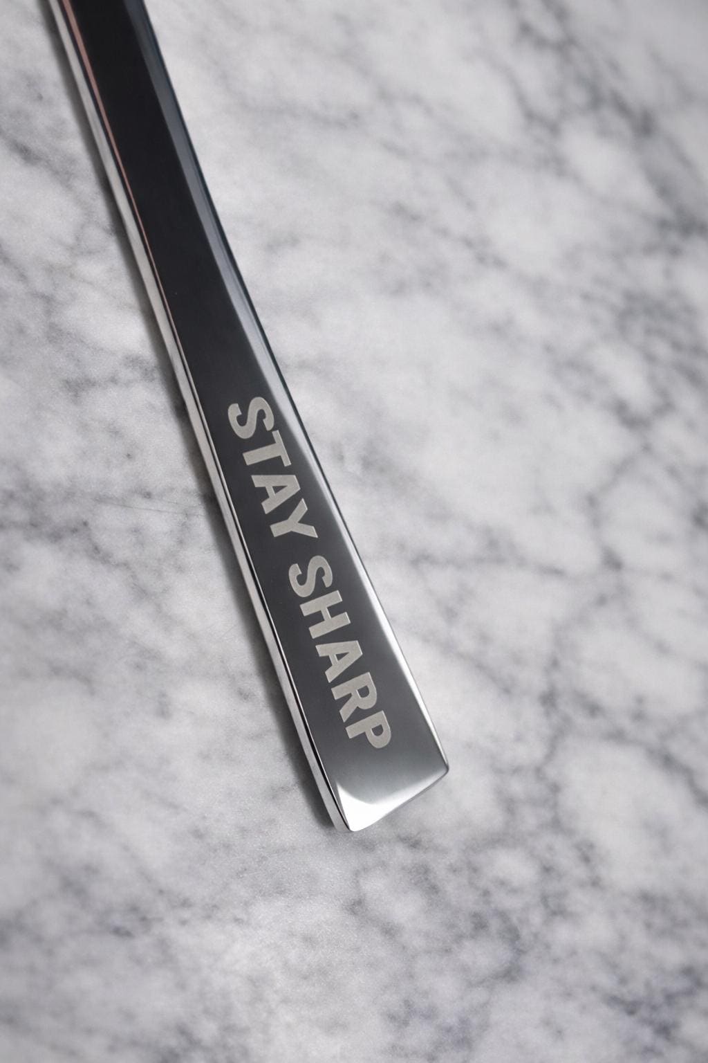 Engraved Stainless Steel Butter Knife