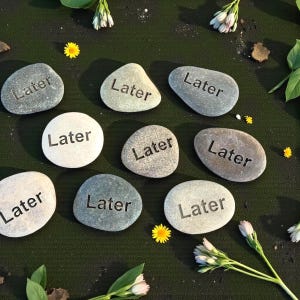 1.5&quot; Engraved River Stone – Single Sided – Custom Design for Names, Dates, or Quotes