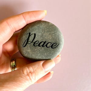 1.5&quot; Bulk Custom Laser Engraved Stones | Grey Stones | Smooth | Single or Double Sided