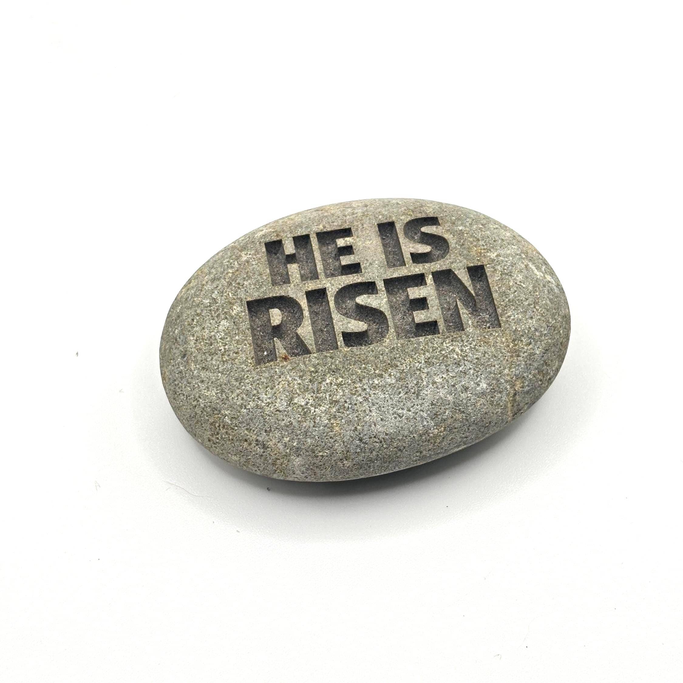 He is Risen | Engraved Stones
