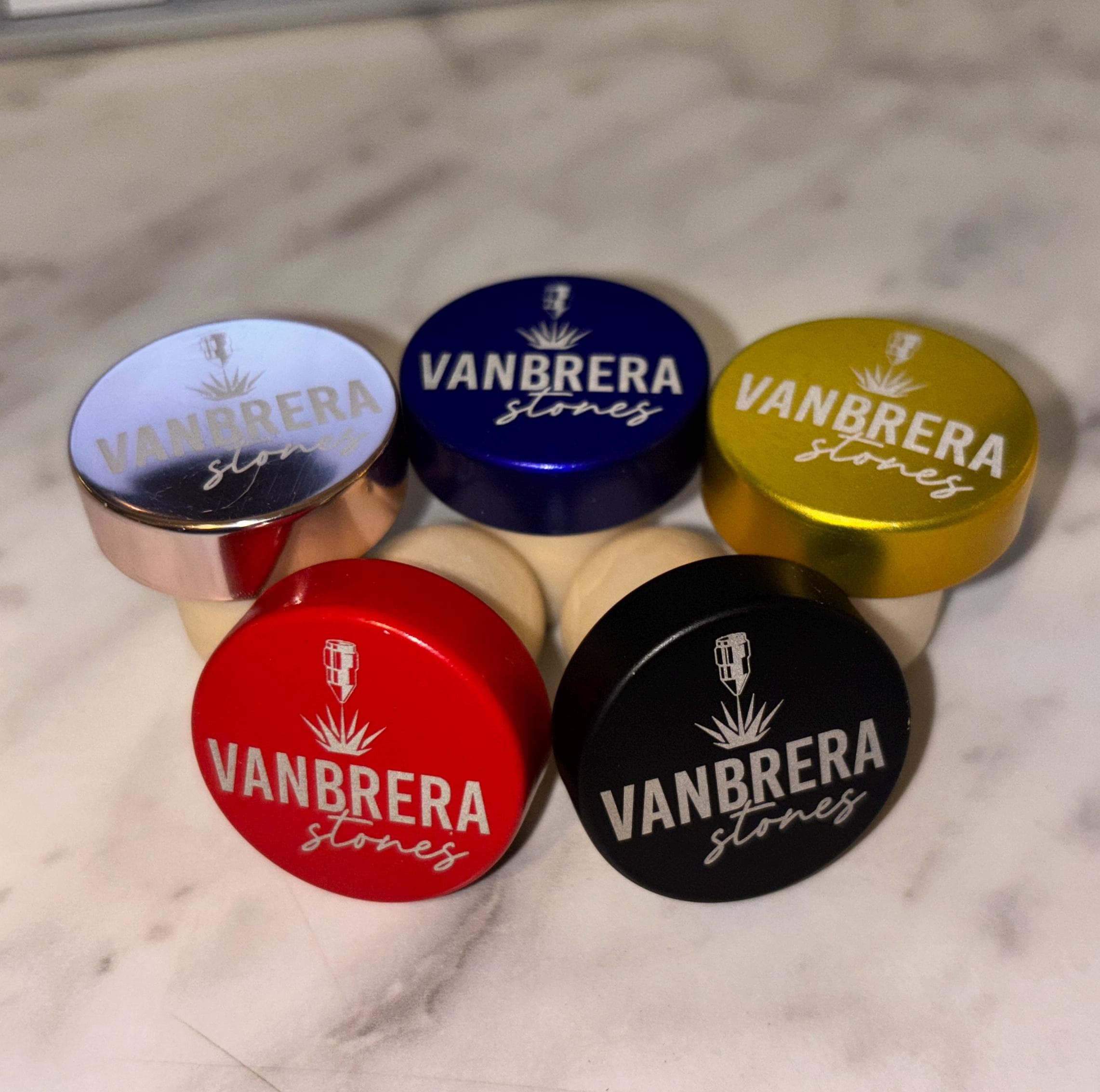 Engraved Aluminum Wine Bottle Stopper 