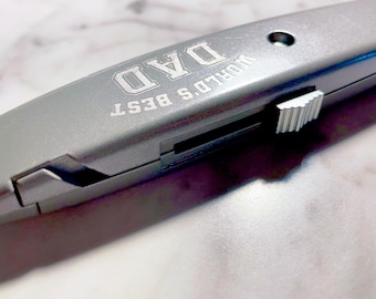 Engraved Retractable Box Cutter
