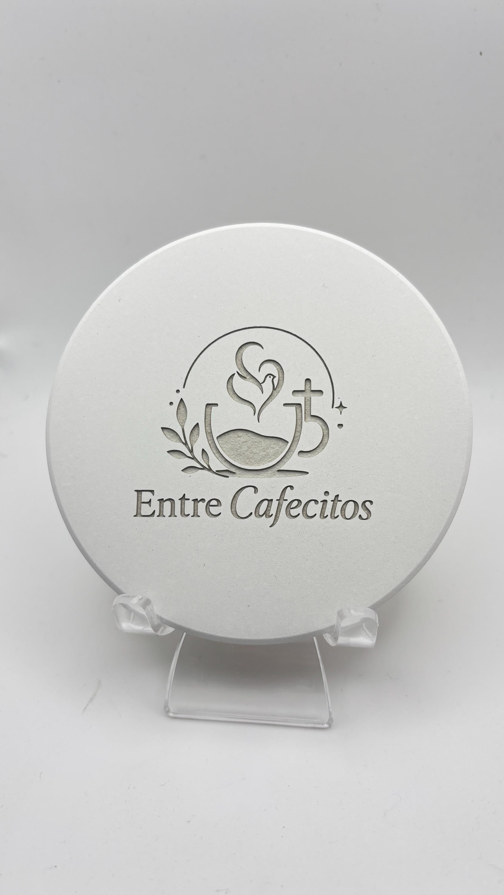 Engraved Ceramic Tile Coaster (3.5″ × 3.5″)