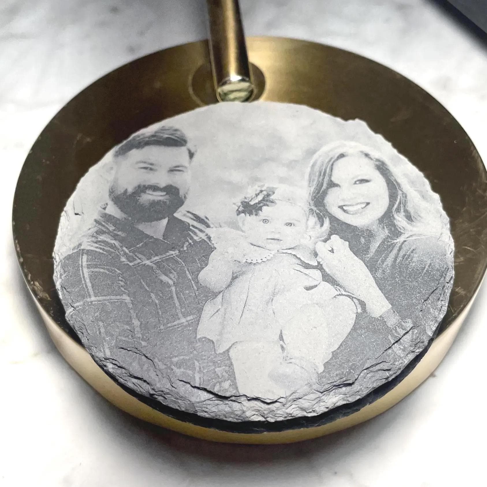 Photo Engraved Slate Coasters