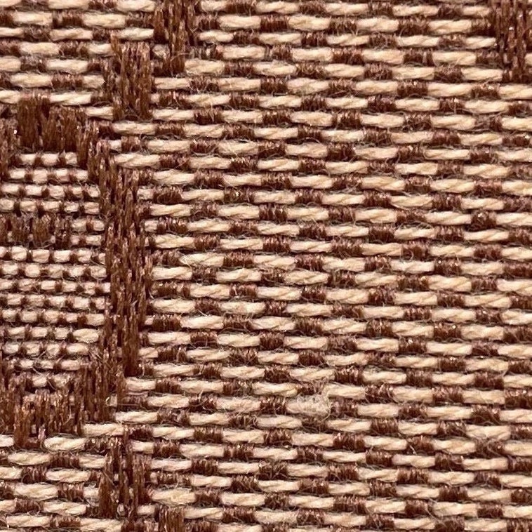 Brown LV vinyl Damier check pattern faux leather fabric by yard –  WendyCustom