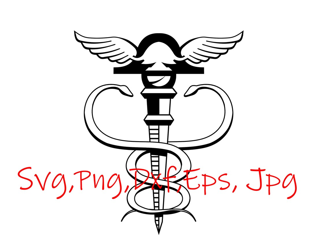 Medical Symbol Black and White Drawing, Svg, Png, DXF, JPG, EPS