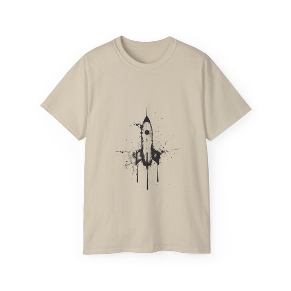 Inkblot Rocketship Unisex Ultra Cotton Tee