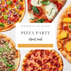 Pizza clipart aquarel eten PNG pizza feest verjaardag decor, pizzapunt Italiaans restaurant en menugraphics, pepperoni, Hawaiiaanse topping