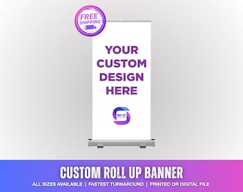 Custom Roll Up Banner: Retractable Vinyl Backdrop