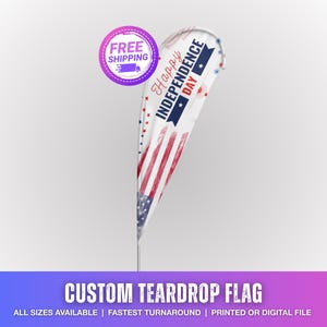 Custom Feather Flags | Personalized Advertising Flags for Business, Trade Shows, Outdoor Events & Storefront Displays