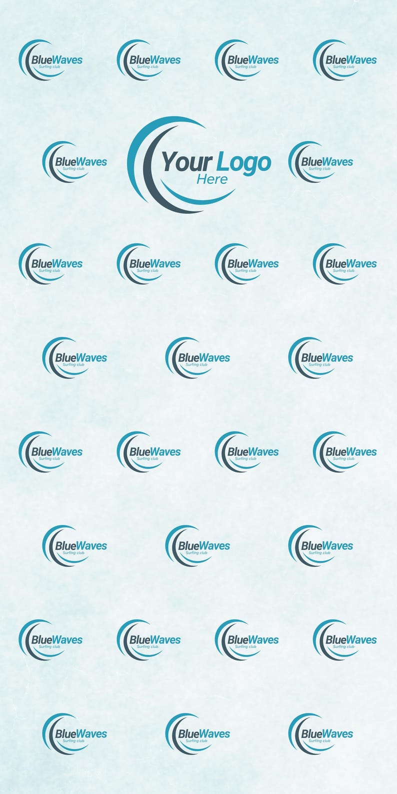 Custom Logo Backdrop: Business Banner, Step and Repeat, Vinyl Business Corporate Decor image 4
