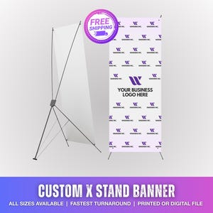 Custom Vinyl Banner: Business Logo, Birthday, Step and Repeat Backdrop