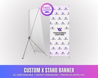 Custom Vinyl Banner: Business Logo, Birthday, Step and Repeat Backdrop