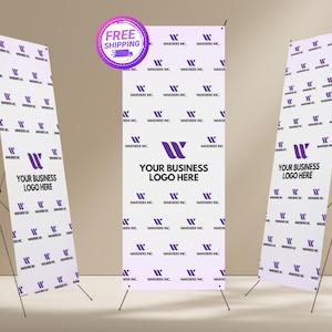 Custom Vinyl Banner: Business Logo, Birthday, Step and Repeat Backdrop