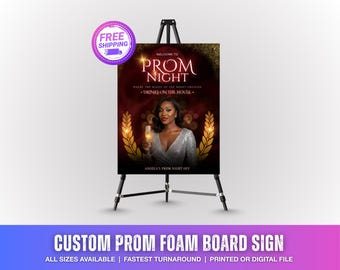 Custom Prom Core Board Sign: Wedding, Event Decor