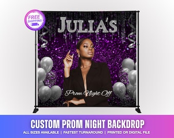 Custom Prom Night Backdrop: Custom Vinyl Photo Banner