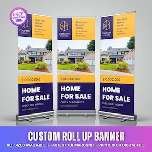 Custom Roll Up Banner: Retractable Vinyl Backdrop