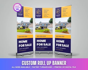 Custom Roll Up Banner: Retractable Vinyl Backdrop