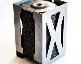 Cutting/Grinding Disc Holder Workshop Organizer Storage Rack Digital File - DXF File