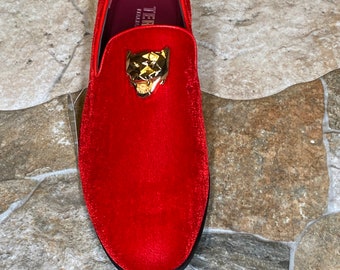Red versace store dress shoes