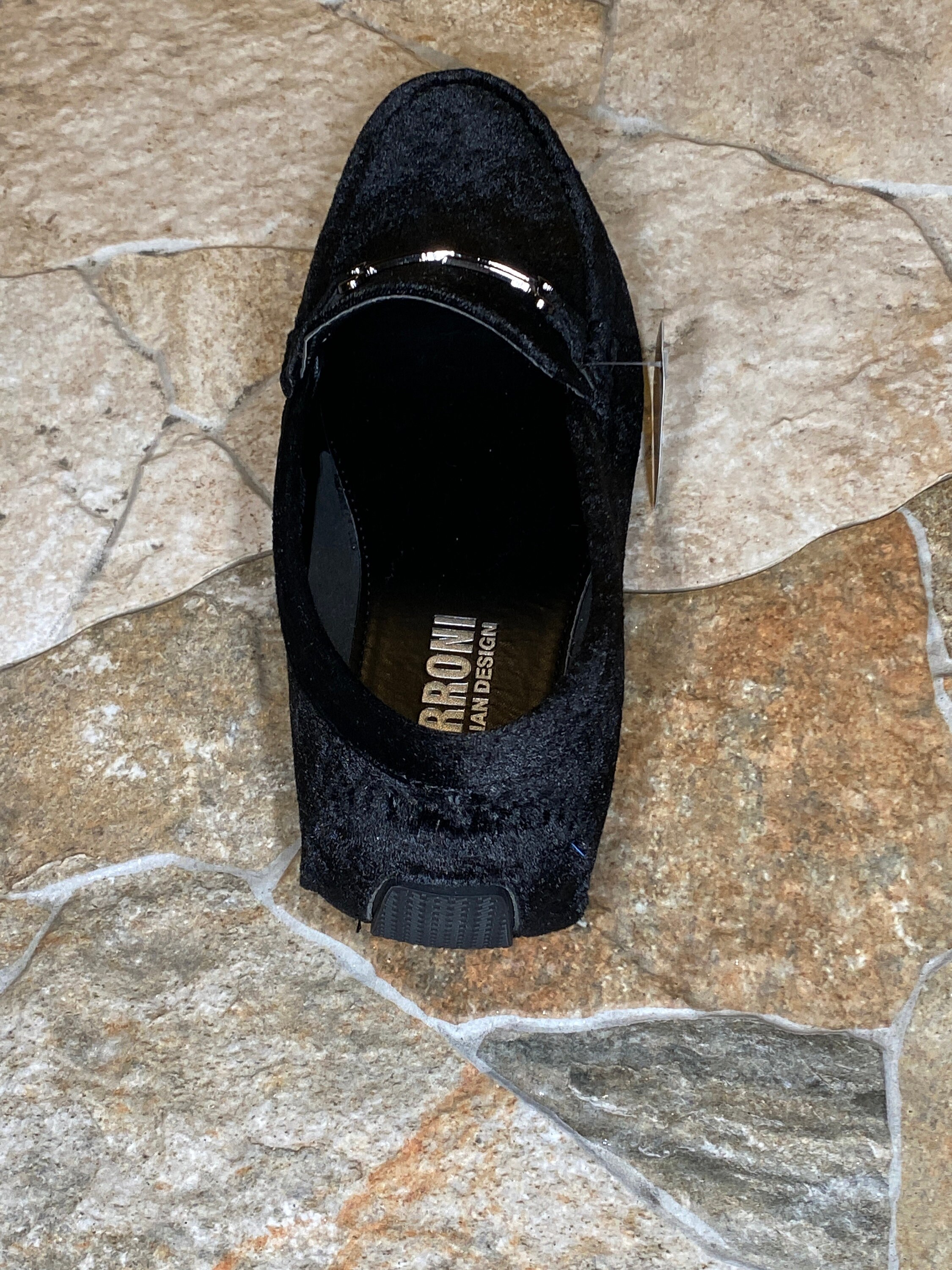 Terroni Black Men\'s Slip-On Loafer Shoe-Fashionable-Italian Design Terroni Black Men main image 2