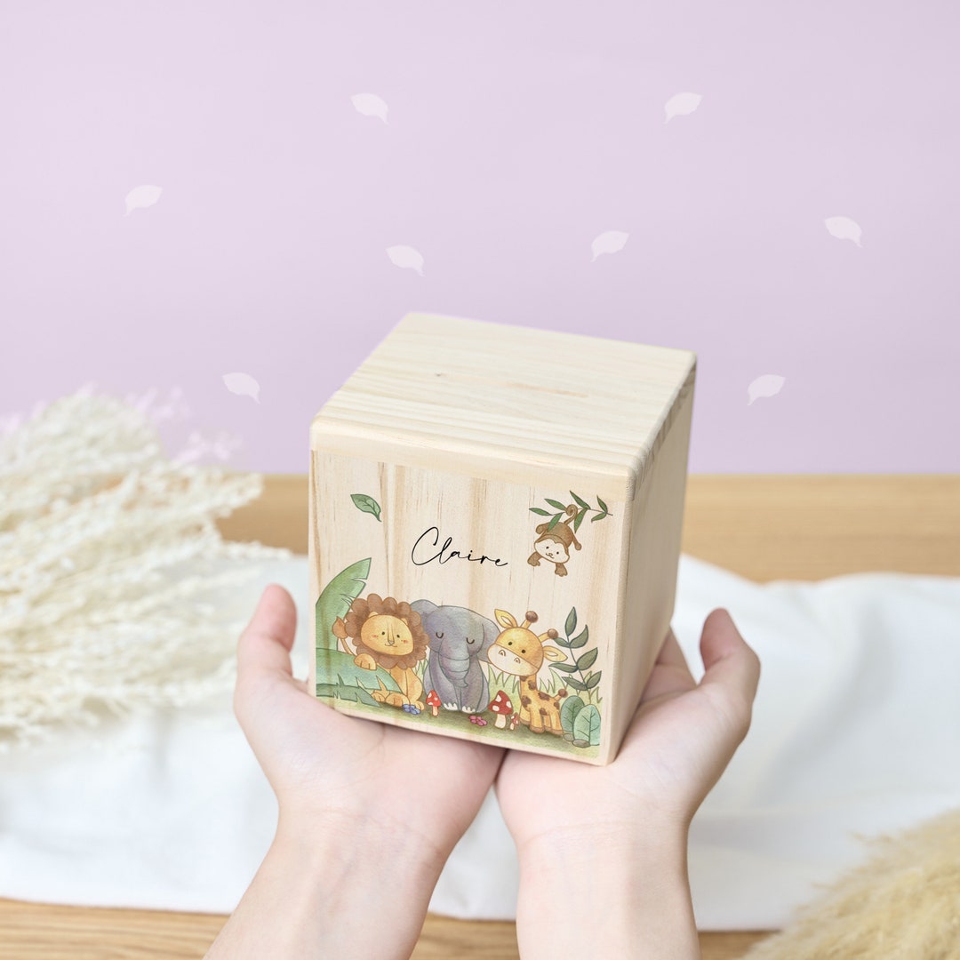 Personalized Money Box Children Money Box Wooden Money Box Etsy