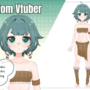 Custom Live2D VTuber Model | Full Body Art & Rigging