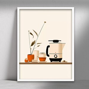 Kitchen Wall Art, Utensils Art,  Kitchen Prints, Kitchen Decor, Gastronomy Art, Printable Wall Art, Chef Gift, Instant Download Art