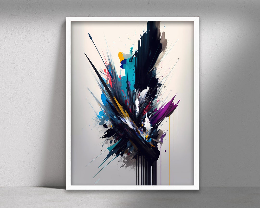 Abstract Wall Art Print, Printable Wall Art, Abstract Posters, Digital ...