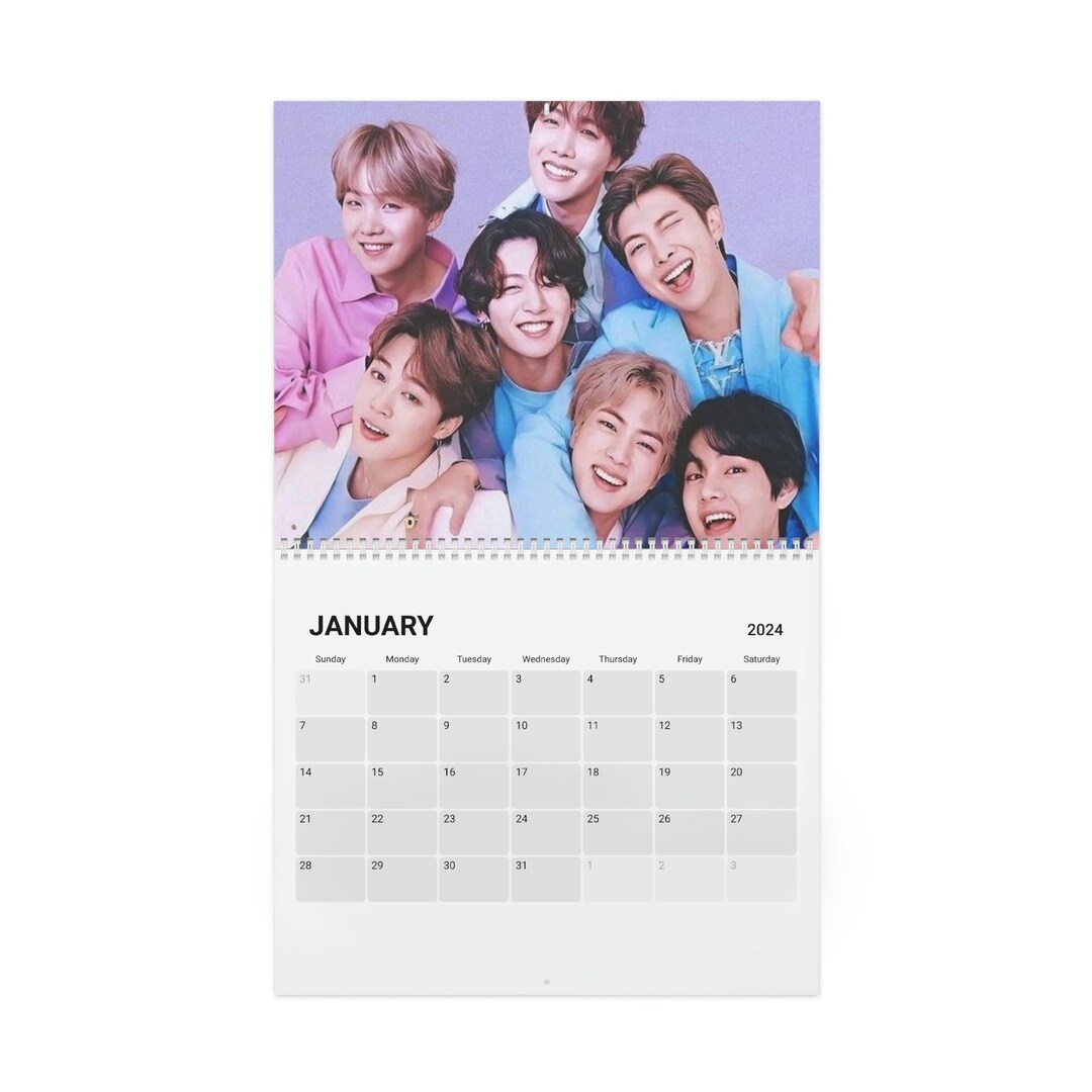 BTS 2024 Calendar Etsy