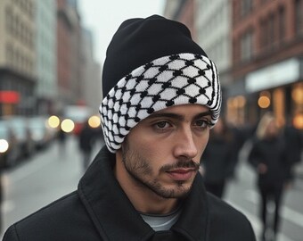 Classic Palestine Keffiyeh Print Hat - Shemagh & Keffiyeh  display picture 1