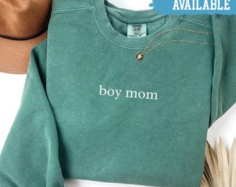 Sweat-shirt pour garçon Comfort Colors®, cadeau pour maman, t-shirt pour maman, chemise de maman fière, idée cadeau pour amoureux