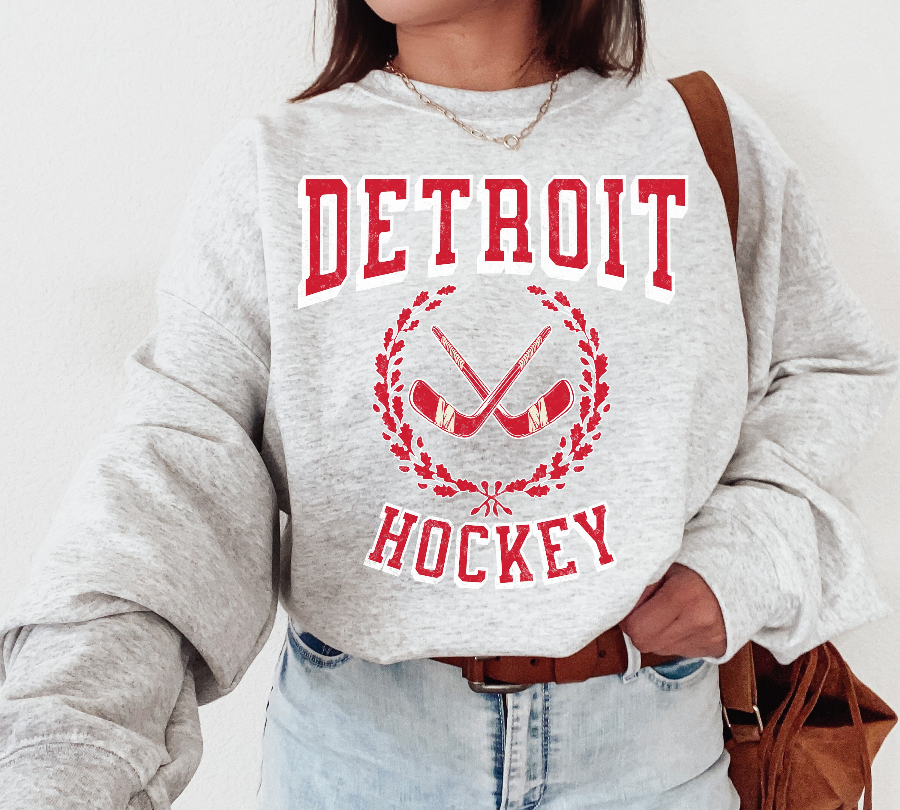 Detroit Red Wings 90's Crewneck by Home Team Advantage 