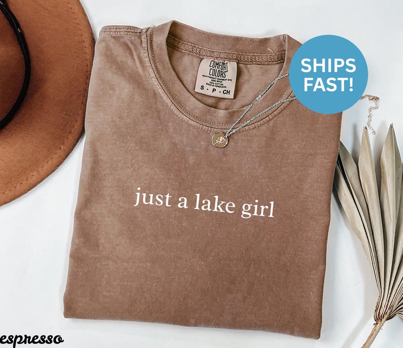 Just a lake girl shirt, casual summer lake tee, fun lake day shirt, cute lake girl shirt, women's lake outfit, lake lover gift