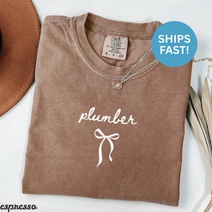 Plumber Graphic Tee, Fun Plumber Shirt, Plumber Gift Idea, Casual Plumber Shirt, Cute Plumber T-Shirt, Fast Shipping