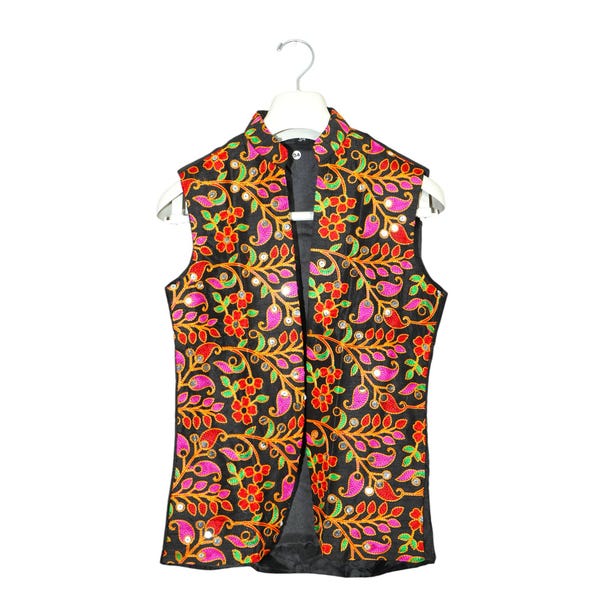 Vintage Kutch Mirror Work Jacket