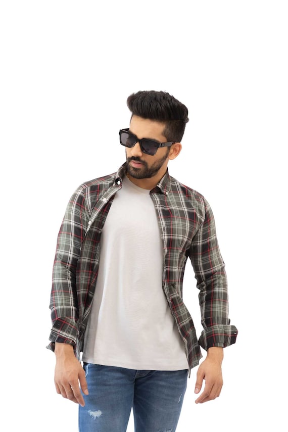Check Shirt - Etsy