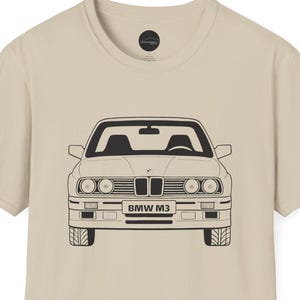 Personalized BMW E30 M3 T-Shirt: Custom License Plate Car Enthusiast Gift
