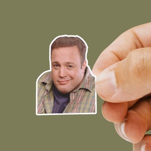 Adesivo Kevin James, rei das rainhas, Doug Heffernan, apenas um cara, adesivo de garrafa de água, adesivo de laptop, decalque de carro, adesivo de planejador