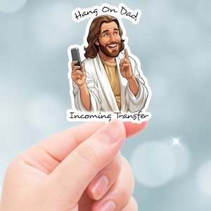 Nurse Sticker, Funny Jesus Sticker, Transfer to Jesus, Nursing Life, Laptop Sticker, Nursing Gift, Funny Healthcare Gift, Sarcasm Gift