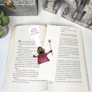 Magnetic Bookmark, Who&#39;s that Wonderful Girl Bookmark, Booklover Gift, Nanalan Mona, Nanalan, Cute Bookmark, Magnet, Custom Bookmark