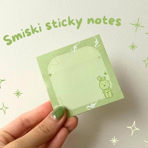 smiski Katzen Post-it Sticker | süßes Briefpapier für Schule, Büro, Arbeit, Geschenk