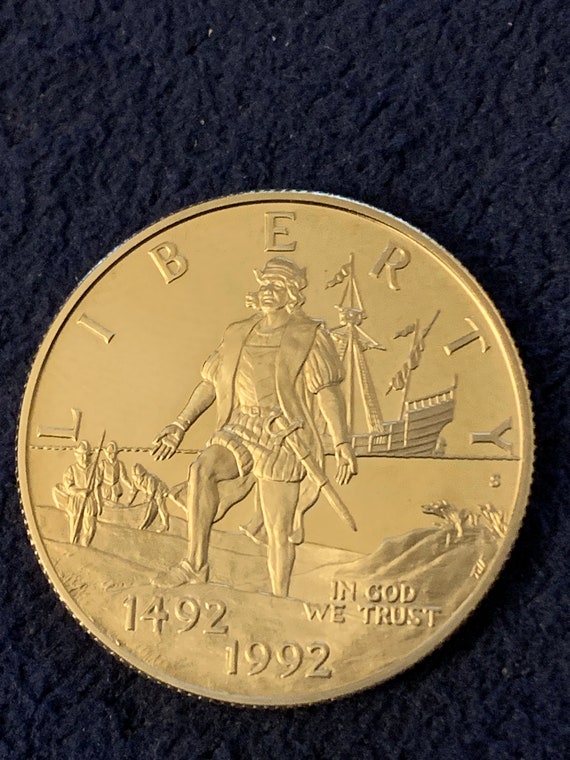 1992-S Proof Christopher Columbus Half Dollar