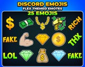 Flex Discord Emoji Pack for Discord Server Emojis and Stickers - Aesthetic Discord Emotes