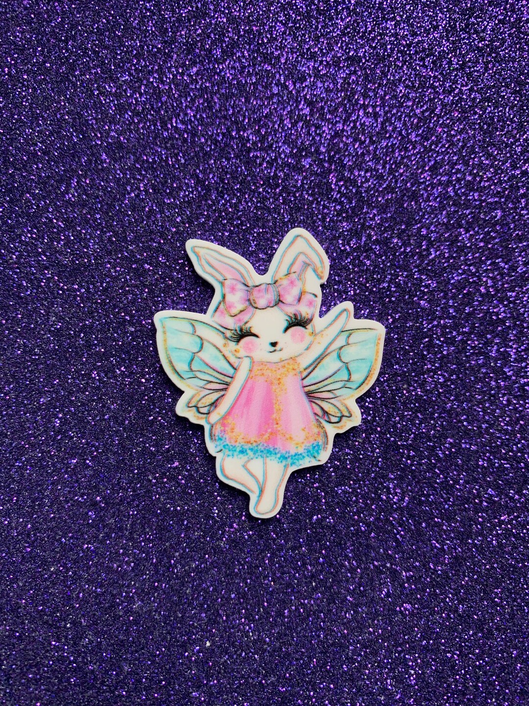 5pc White Fairy Rabbit, Easter Egg, Planar Flatback, Resin, Cabochon ...