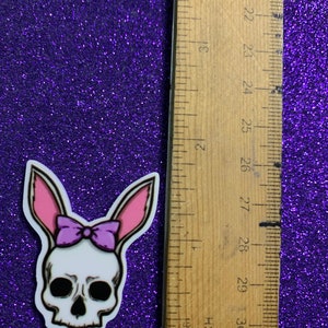 5pc Goth Easter, Punk Rock, R.I.P. Rabbit, Planar Flatback, Resin ...