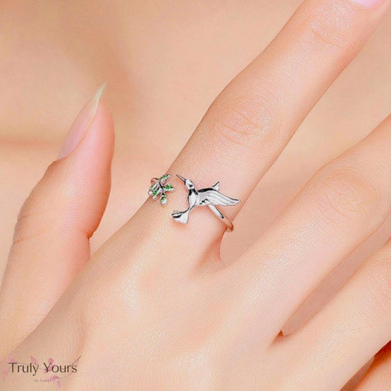 Hummingbird jewelry shop rings