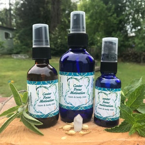 Focus & Motivation Crystal-Aromatherapy Spray